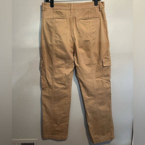 Madewell The Garment-Dyed '90s Straight Cargo Pant in Sand Dune Women's 29 - Picture 9 of 16